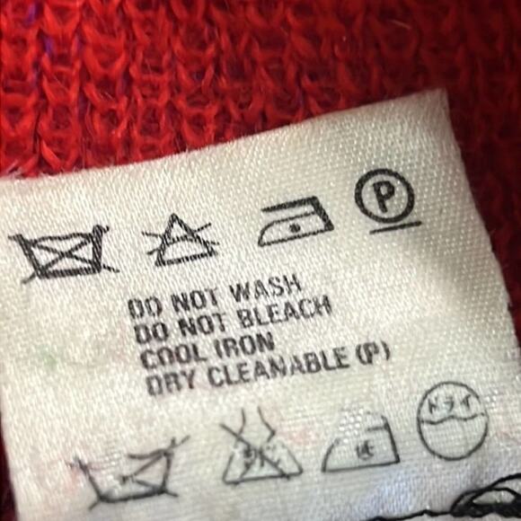 ESCADA BY MARGARETHA LEV‎ MOHAIR BLEND PAISLEY CHUNKY VINTAGE SWEATER SIZE 42 - Picture 15 of 15